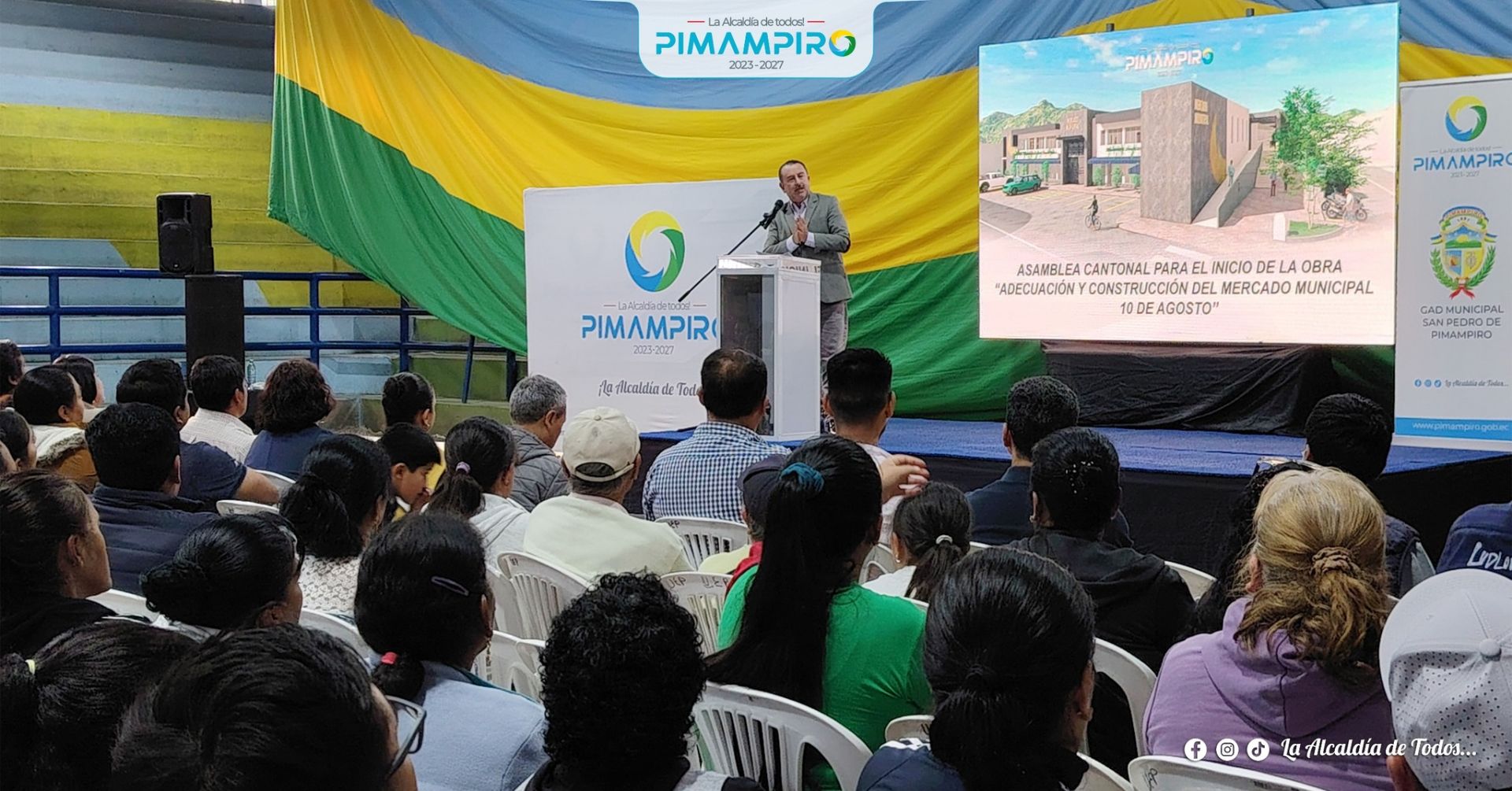 PIMAMPIRO RESPALDA LA CONSTRUCCIÓN DEL NUEVO MERCADO